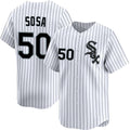 Chicago White Sox #50 Lenyn Sosa White Puhics 2025 Home Limited Stitched Jersey