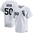 Chicago White Sox #50 Lenyn Sosa White Puhics 2025 Home Limited Stitched Jersey