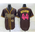 San Diego Padres #44 Joe Musgrove Number Brown Puhics NEW 2023 City Connect Cool Base Stitched Jersey