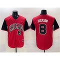 Chicago White Sox #8 Bo Jackson Red Black Puhics 2025 City Connect Limited Stitched Jersey