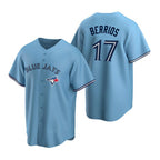 Toronto Blue Jays #17 Jose Berrios Powder Blue Puhics Alternate Cool Base Jersey