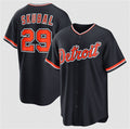 Detroit Tigers #29 Tarik Skubal Navy Puhics Alternate Stitched Jersey