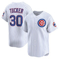 Chicago Cubs #30 Kyle Tucker White Puhics Home Limited Player Jersey