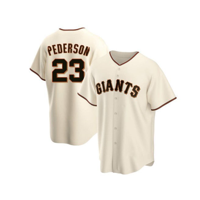 San Francisco Giants #23 Joc Pederson Cream Puhics Home Jersey