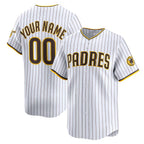 Custom San Diego Padres White Puhics Home Limited Jersey