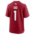 A.Cardinals Number #1 Dad Cardinal Game Stitched Football Jerseys
