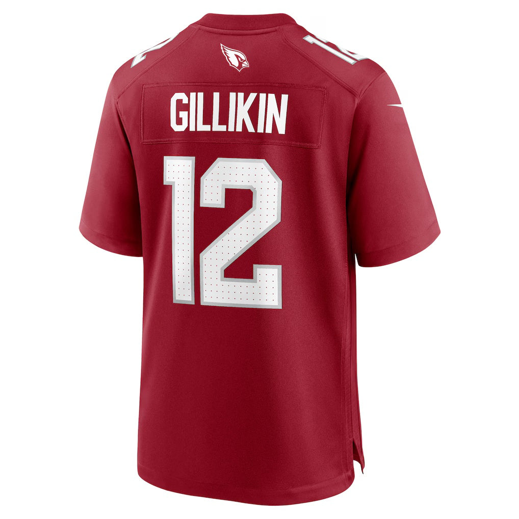 A.Cardinals #12 Blake Gillikin Cardinal Team Game  Stitched Football Jerseys