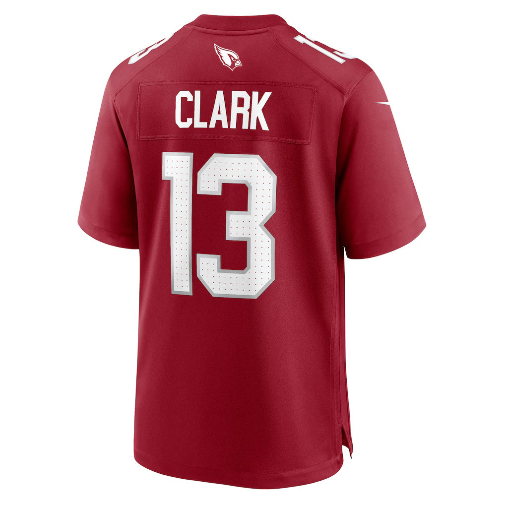 A.Cardinals #13 Kei'Trel Clark Cardinal Game Stitched Football Jerseys