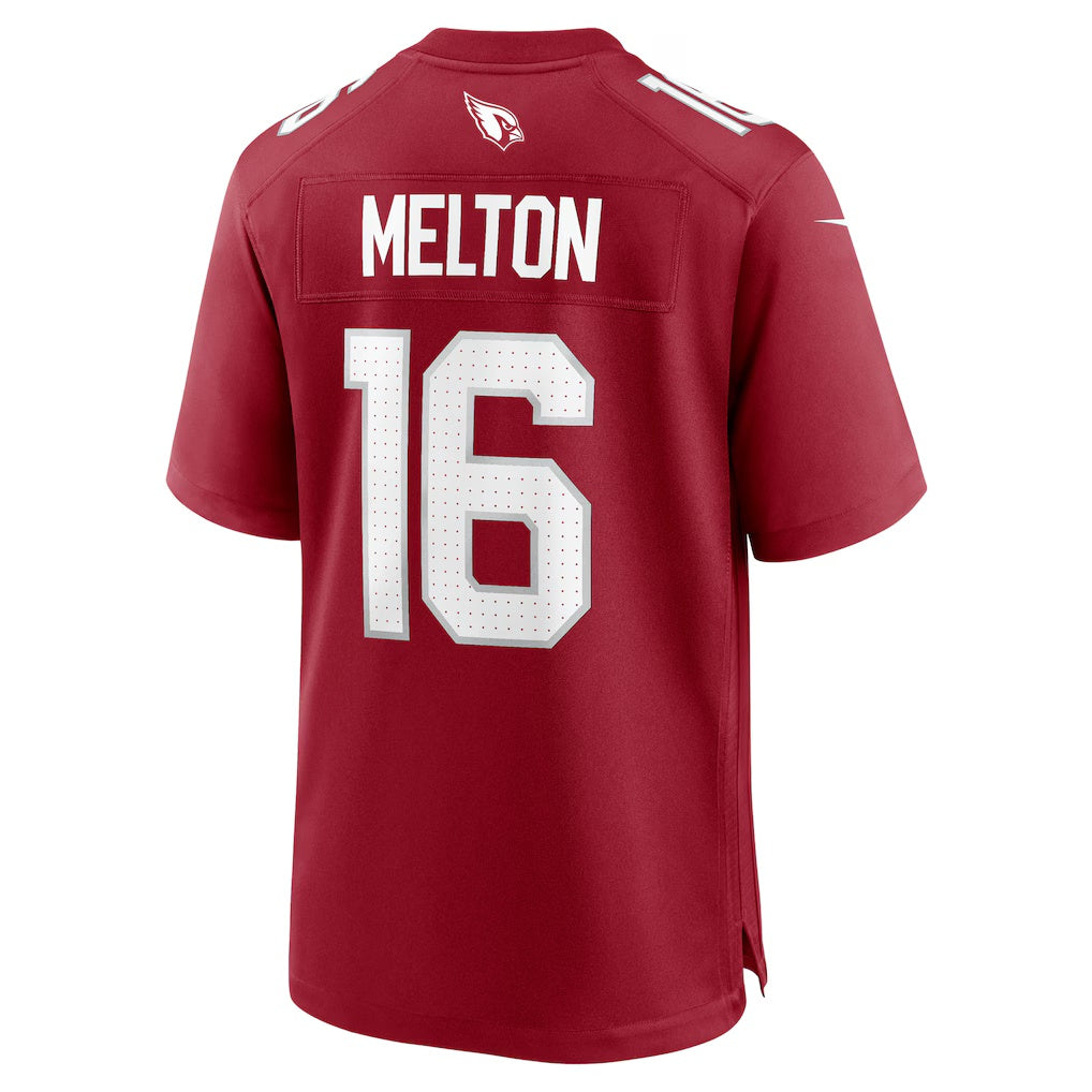 A.Cardinals #16 Max Melton Cardinal Team Game Stitched Football Jerseys