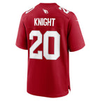 A.Cardinals #20 Zonovan Knight Cardinal Team Game Stitched Football Jerseys