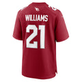 A.Cardinals #21 Garrett Williams Cardinal Game Stitched Football Jerseys