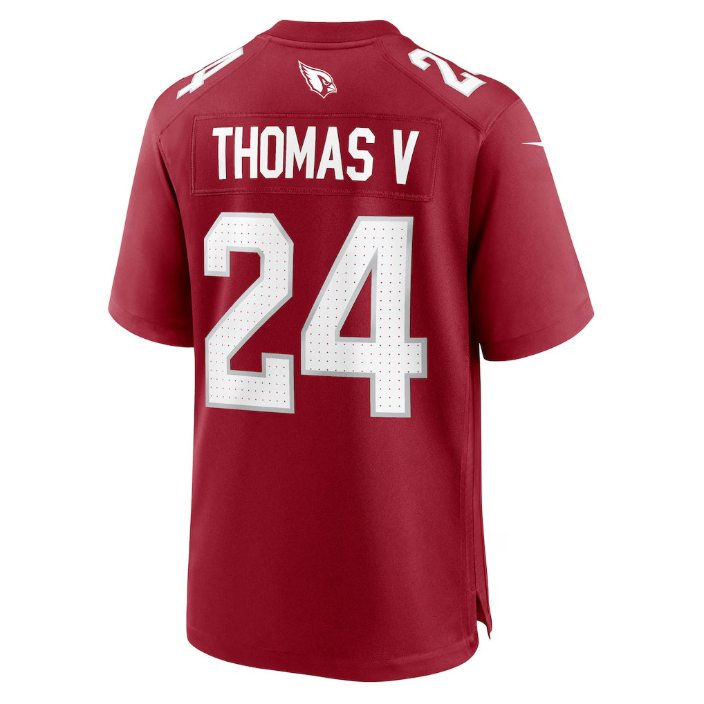 A.Cardinals #24 Starling Thomas V Cardinal Team Game Stitched Football Jerseys