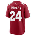 A.Cardinals #24 Starling Thomas V Cardinal Team Game Stitched Football Jerseys