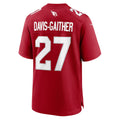A.Cardinals #27 Akeem Davis-Gaither Cardinal Team Game Stitched Football Jerseys