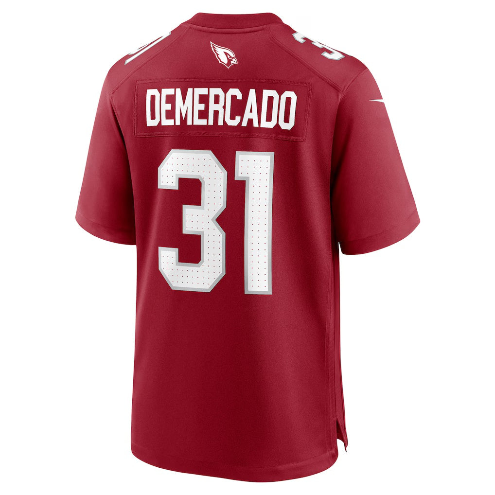 A.Cardinals #31 Emari Demercado Cardinal Team Game Stitched Football Jerseys