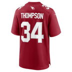 A.Cardinals #34 Jalen Thompson Cardinal Team Game Stitched Football Jerseys