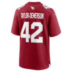 A.Cardinals #42 Dadrion Taylor-Demerson Cardinal Team Game Stitched Football Jerseys
