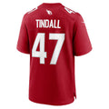 A.Cardinals #47 Channing Tindall Cardinal Team Game Stitched Football Jerseys