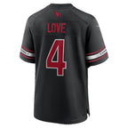A.Cardinals #4 Jeremiyah Love Black Alternate Game Player Stitched Football Jerseys