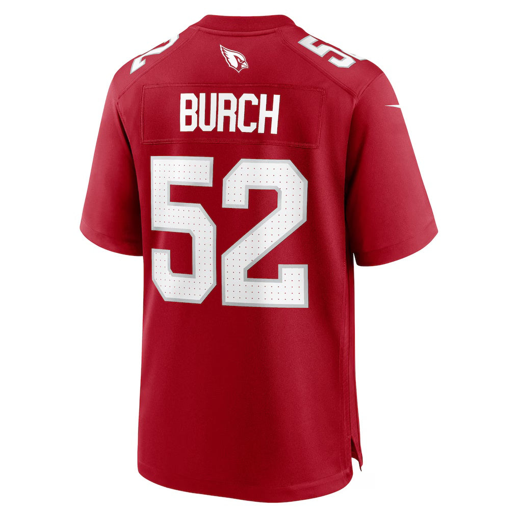 A.Cardinals #52 Jordan Burch Cardinal Team Game Stitched Football Jerseys