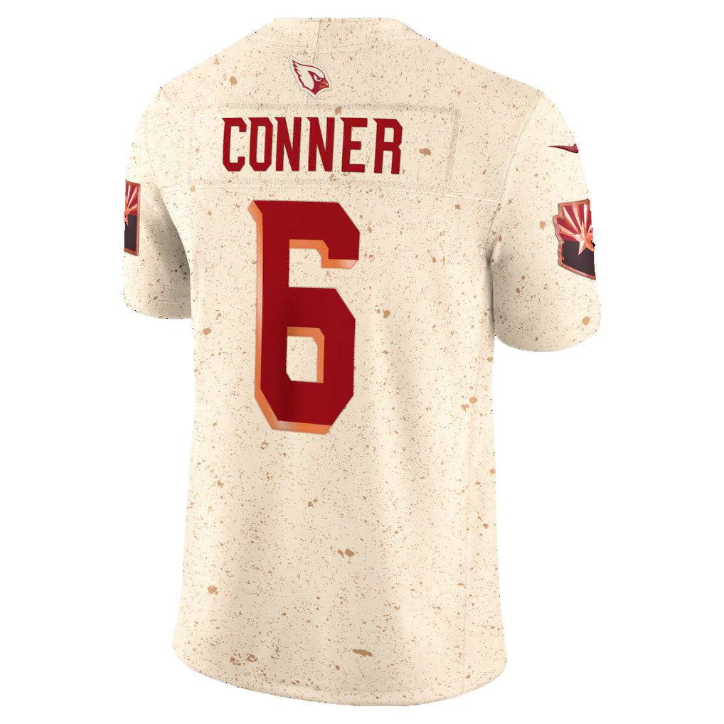A.Cardinals #6 James Conner Natural 2025 Rivalries Collection Limited Stitched Football Jerseys