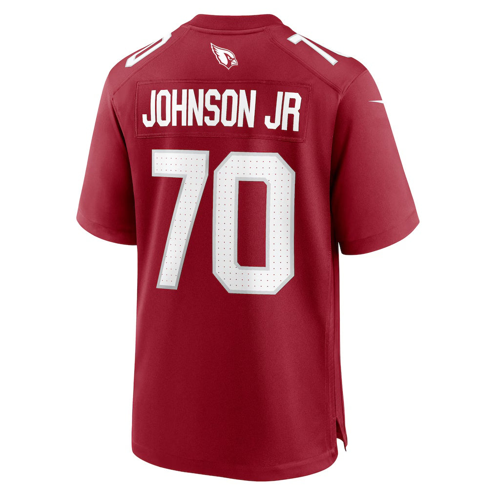A.Cardinals #70 Paris Johnson Jr. Cardinal Game Stitched Football Jerseys