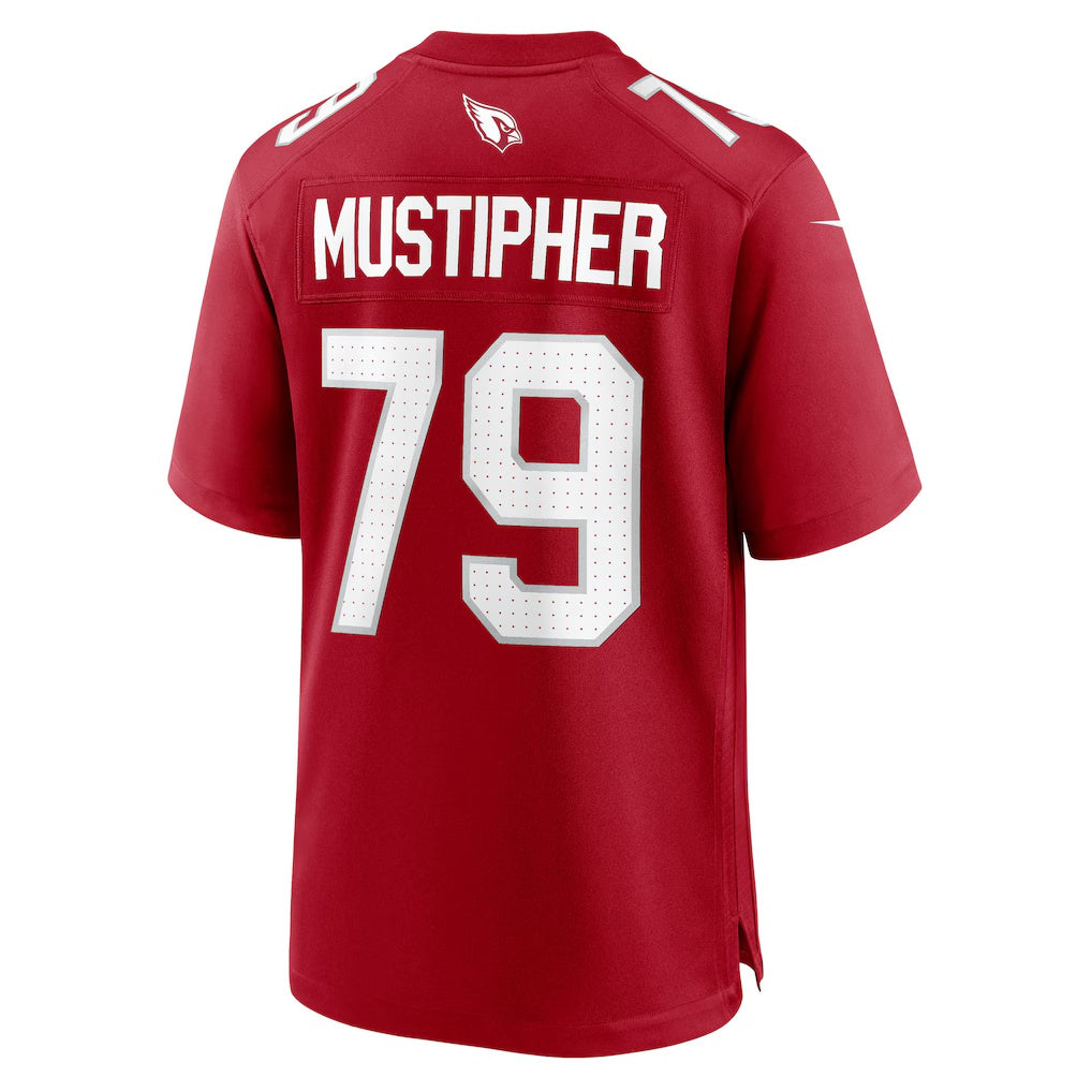 A.Cardinals #79 PJ Mustipher Cardinal Team Game Stitched Football Jerseys