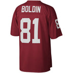 A.Cardinals #81 Anquan Boldin Mitchell & Ness Cardinal Legacy Replica Stitched Football Jerseys