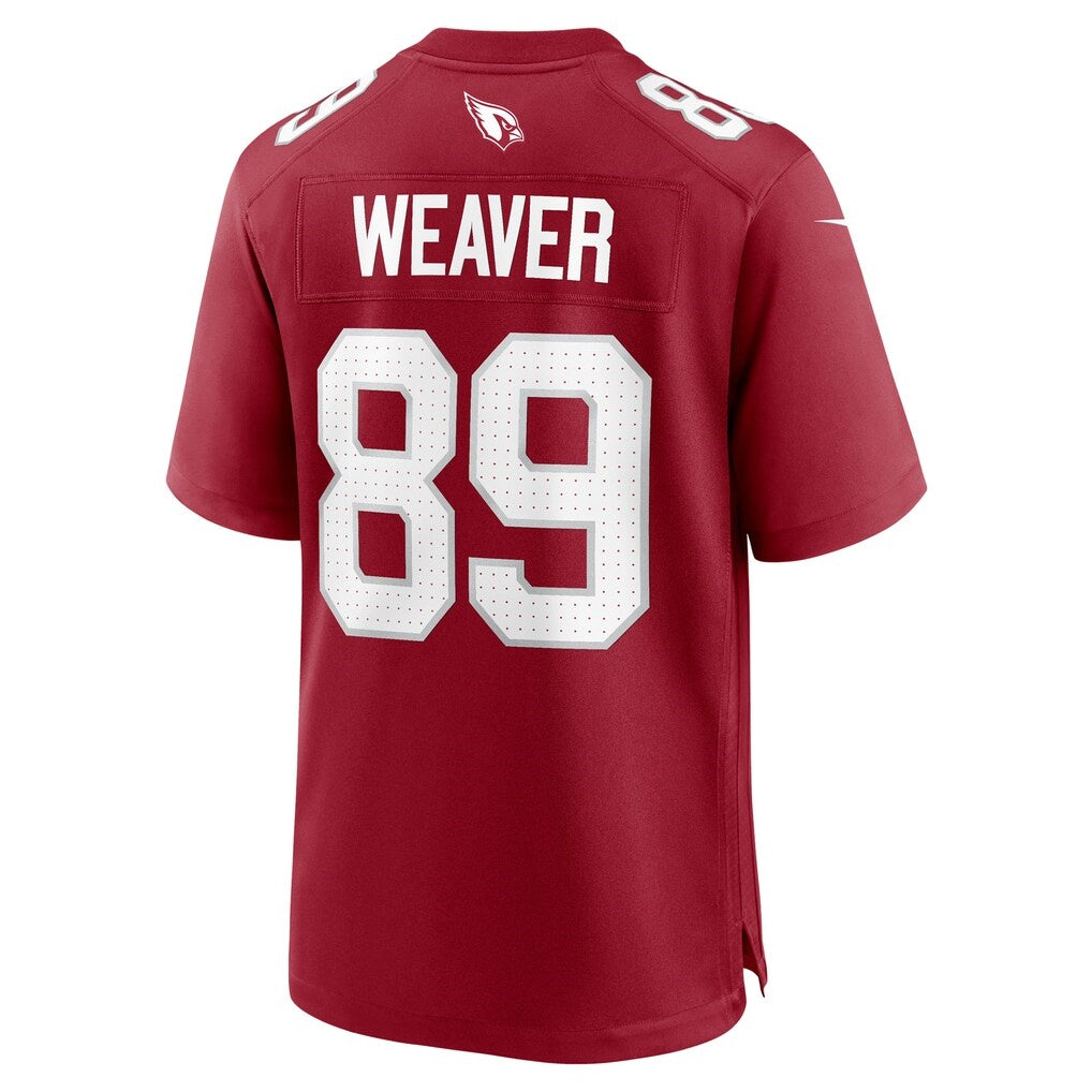 A.Cardinals #89 Xavier Weaver Cardinal Team Game Stitched Football Jerseys