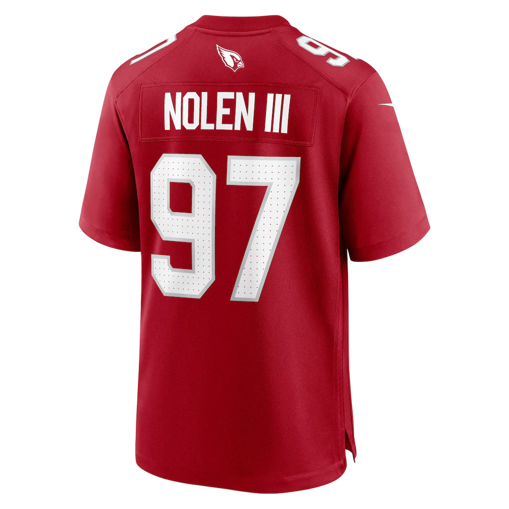 A.Cardinals #97 Walter Nolen Cardinal 2025 Draft First Round Pick Game Stitched Football Jerseys