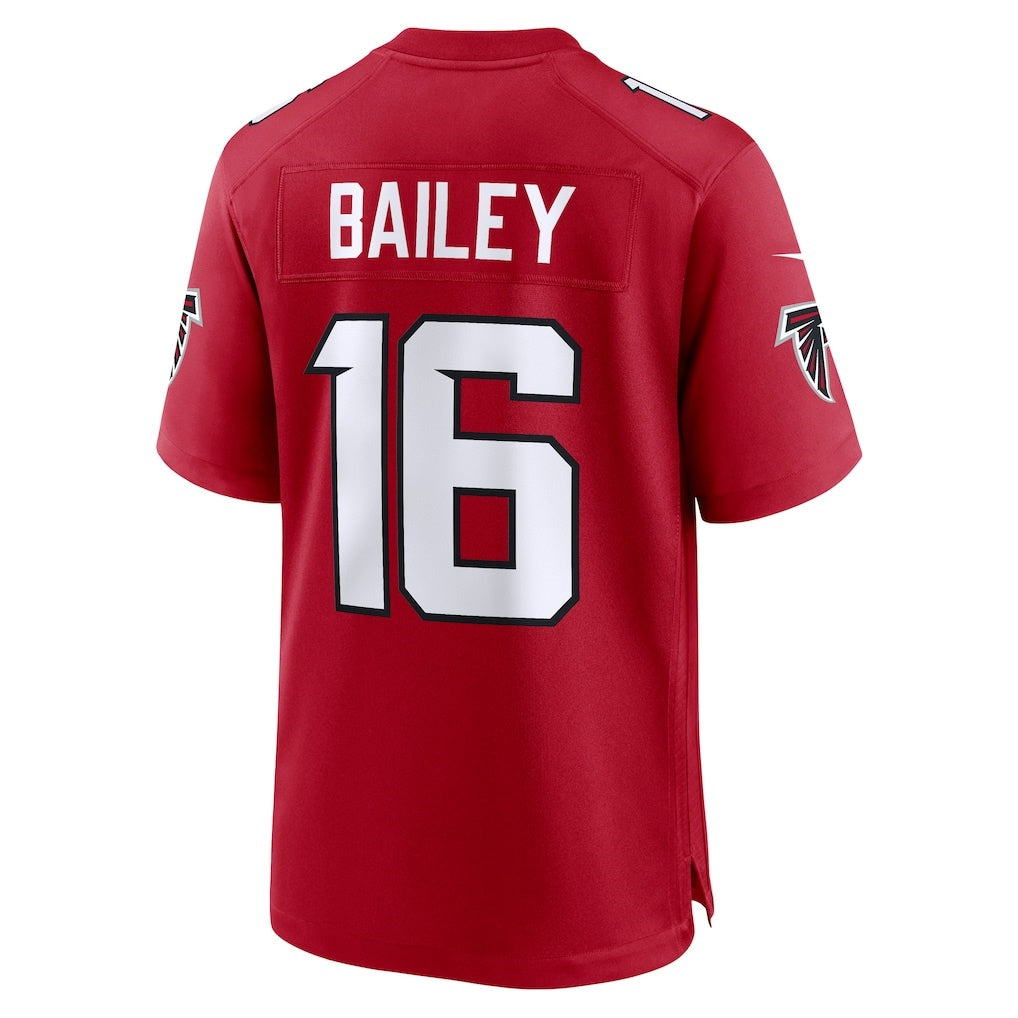 A.Falcons #16 Jake Bailey Red Team Game Stitched Football Jerseys