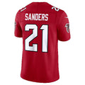 A.Falcons #21 Deion Sanders Red Vapor F.U.S.E. Retired Limited Stitched Football Jerseys