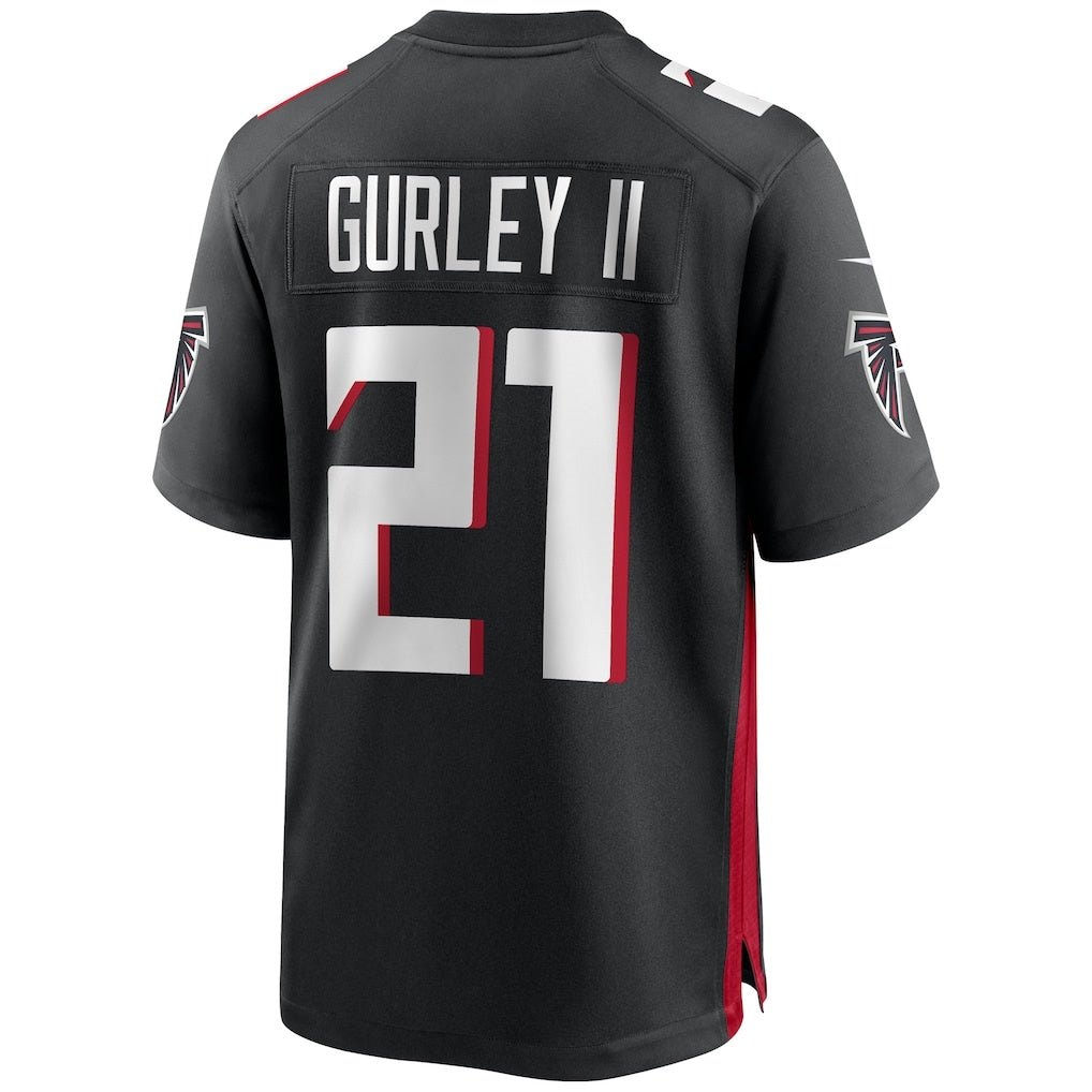 A.Falcons #21 Todd Gurley II Black Game Player. Retired Limited Stitched Football Jerseys