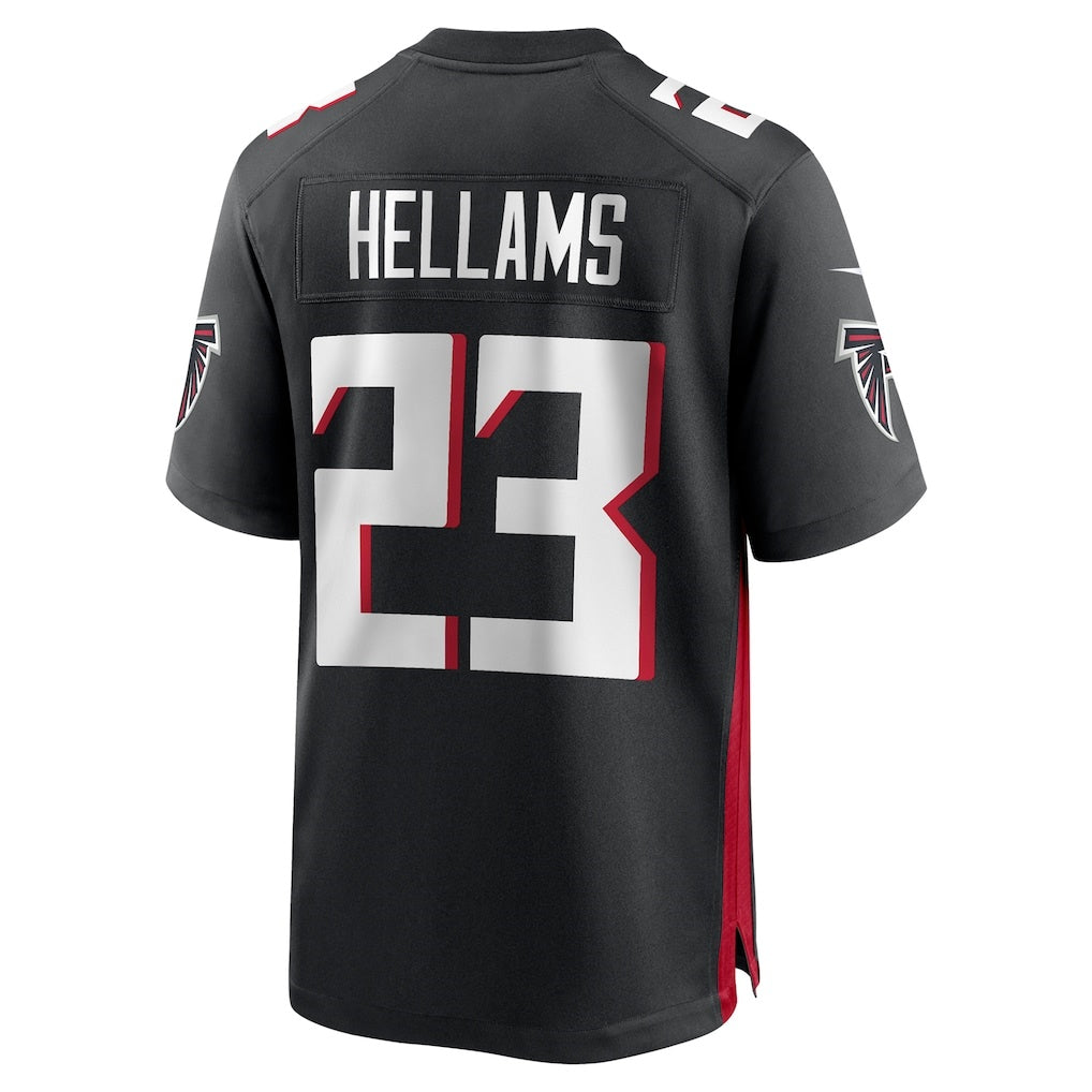 A.Falcons #23 DeMarcco Hellams Black Team Game Stitched Football Jerseys
