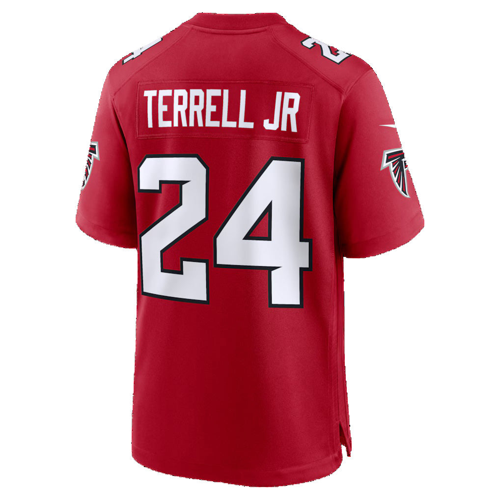 A.Falcons #24 A.J. Terrell Red Game Stitched Football Jerseys