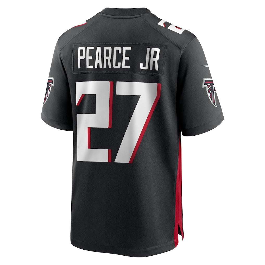 A.Falcons #27 James Pearce Jr. Black 2025 Draft First Round Pick Game Player Stitched Football Jerseys