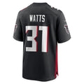 A.Falcons #31 Xavier Watts Black Team Game Stitched Football Jerseys