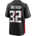A.Falcons #32 Jamal Anderson Black Game Retired Player Stitched Football Jerseys
