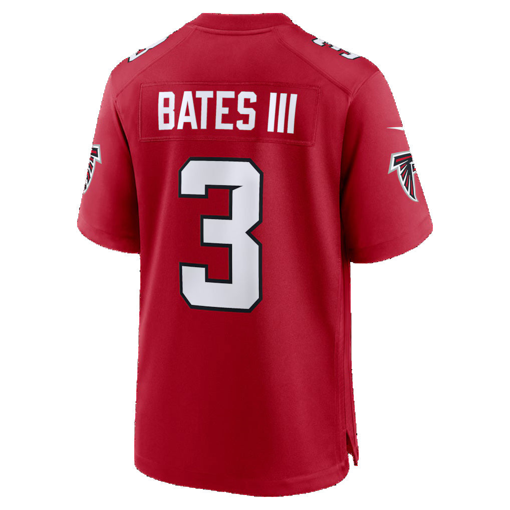 A.Falcons #3 Jessie Bates III Red Game Stitched Football Jerseys