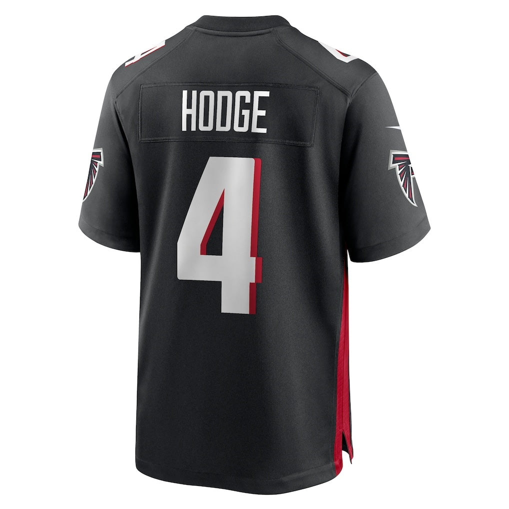 A.Falcons #4 KhaDarel Hodge Black Team Game Stitched Football Jerseys