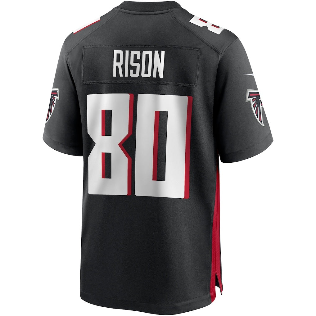 A.Falcons #80 Andre Rison Black Game Retired Player Stitched Football Jerseys