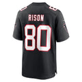 A.Falcons #80 Andre Rison Black Retired Player Stitched Football Jerseys