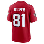 A.Falcons #81 Austin Hooper Red Team Game Stitched Football Jerseys