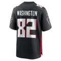 A.Falcons #82 Casey Washington Black Team Game Stitched Football Jerseys