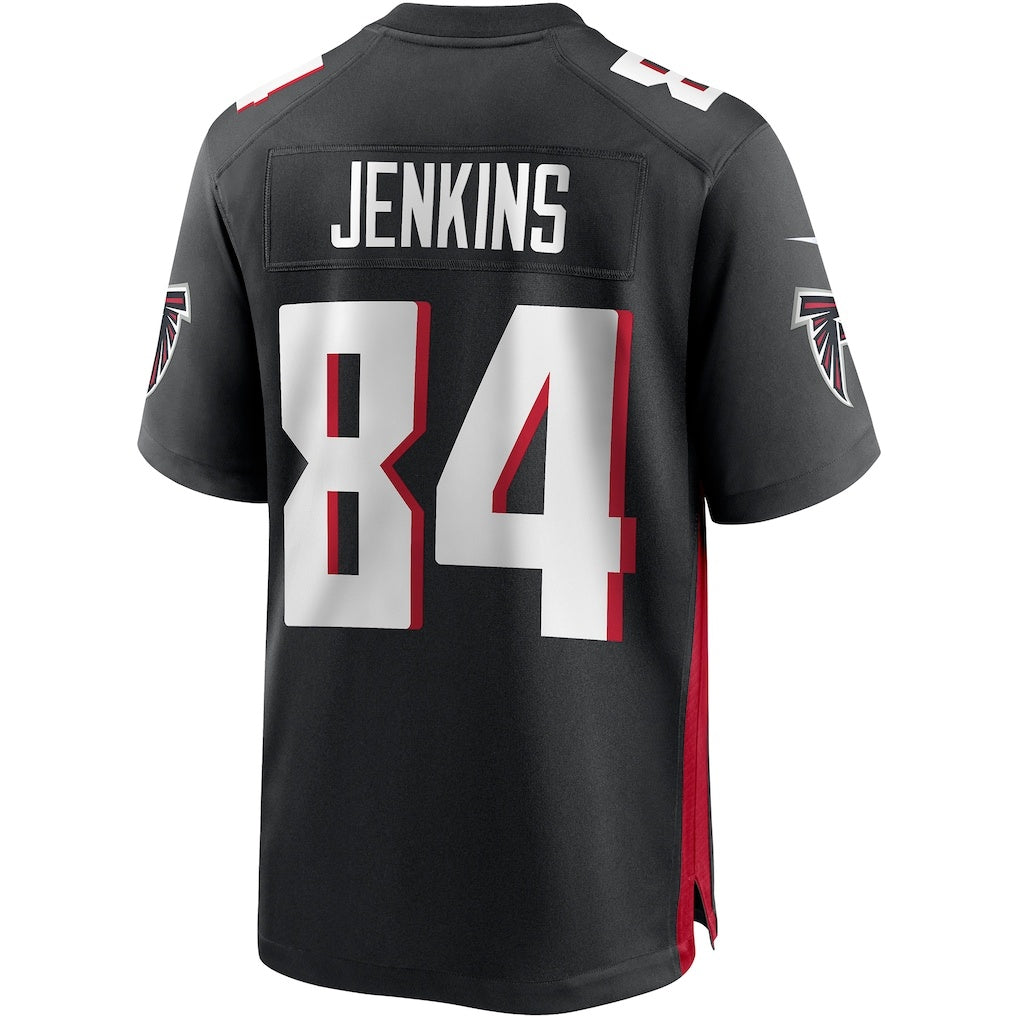 A.Falcons #84 Alfred Jenkins Black Game Retired Player Stitched Football Jerseys