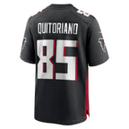 A.Falcons #85 Teagan Quitoriano Black Team Game Stitched Football Jerseys