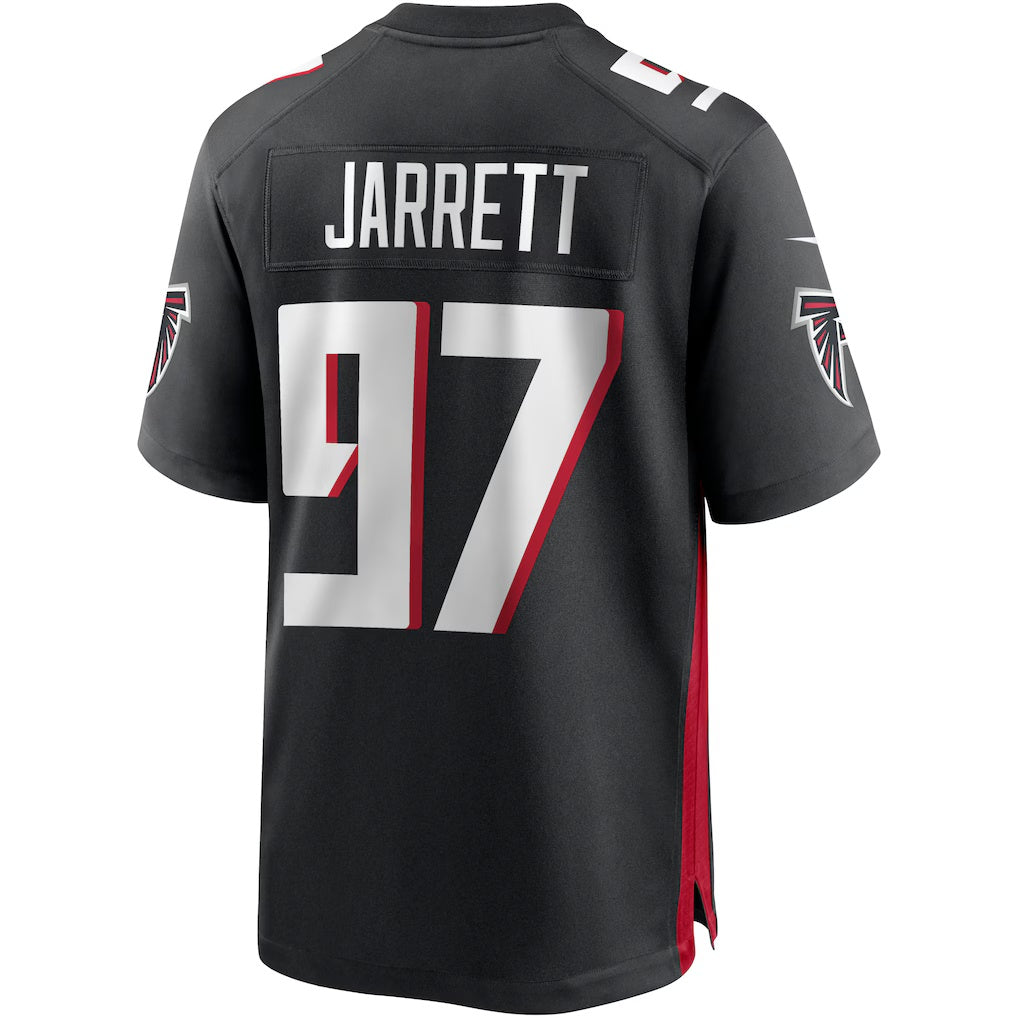 A.Falcons #97 Grady Jarrett Black Game Player Stitched Football Jerseys