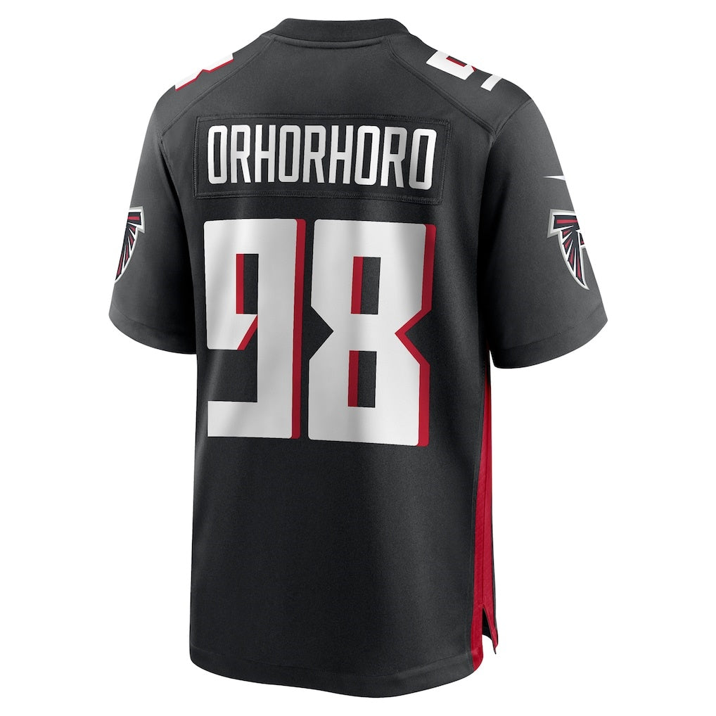 A.Falcons #98 Ruke Orhorhoro Black Team Game Stitched Football Jerseys