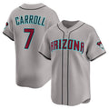 Arizona Diamondbacks #7 Corbin Carroll Puhics Alternate Limited Player Jersey - Gray Stitched Baseball Jersey