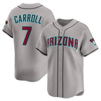 Arizona Diamondbacks #7 Corbin Carroll Puhics Alternate Limited Player Jersey - Gray Stitched Baseball Jersey